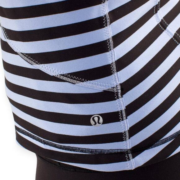 Lululemon | Size 6 | Forme Jacket Sea Stripe Polar Haze Full-Zip Sweatshirt - Picture 7 of 12